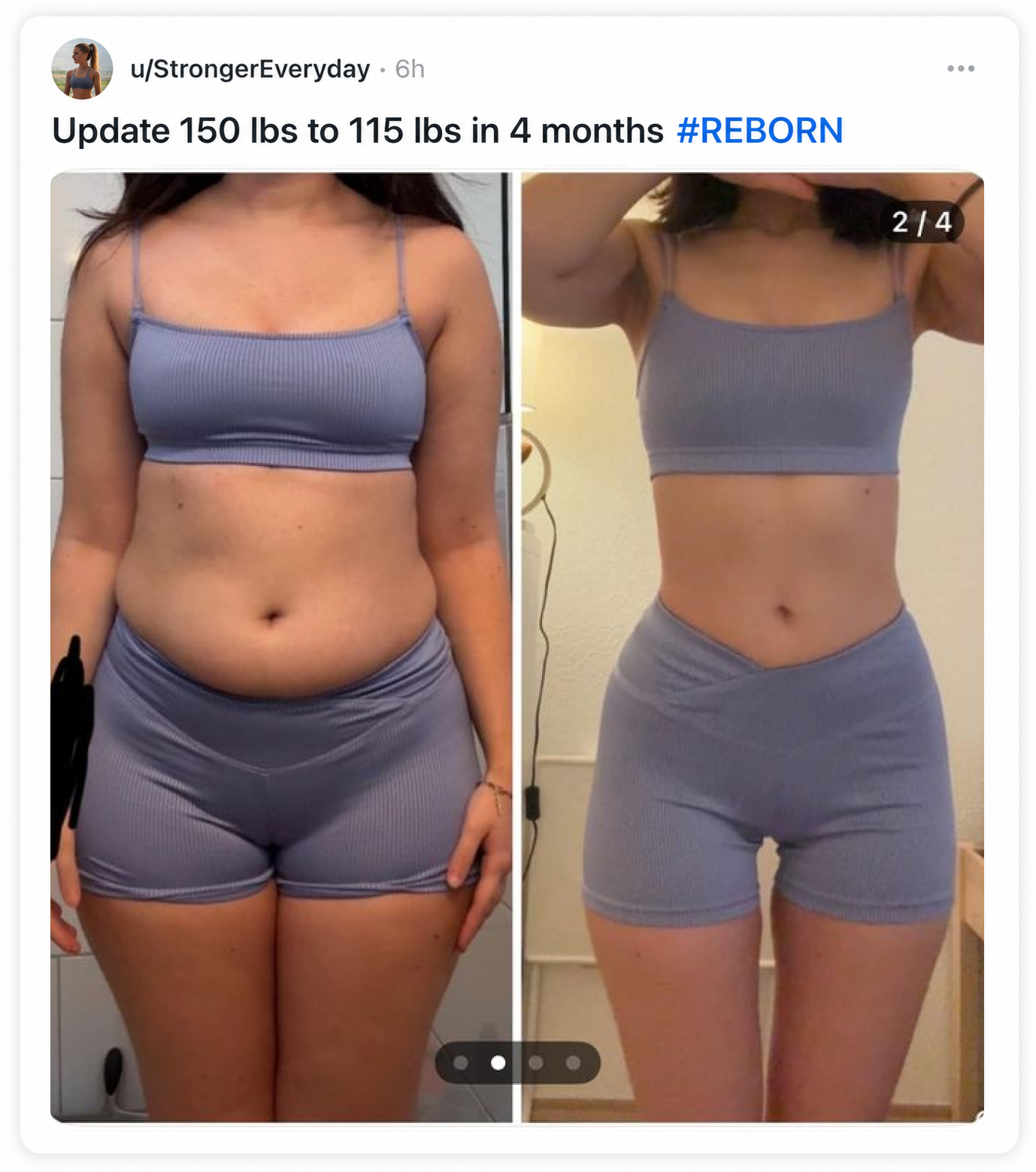 Progress over time with a clearer nutrition routine